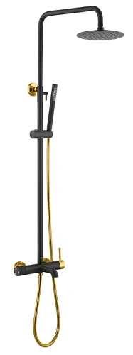 Душевая система Boheme Uno 468-BG Black Gold Душевая система Boheme Uno 468-BG Black Gold