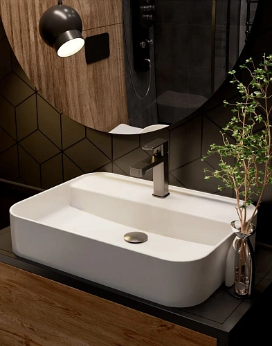 Смеситель для раковины AQUAme Parma AQM6610GM Gun metal Смеситель для раковины AQUAme Parma AQM6610GM Gun metal