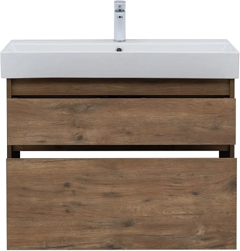 Тумба под раковину Aquanet Nova Lite 85 дуб рустикальный, 2 ящика 00249954 Тумба под раковину Aquanet Nova Lite 85 дуб рустикальный, 2 ящика 00249954