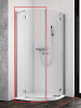 Картинка анонса товара «душевая дверь radaway essenza new black pdd 90l черный/прозрачное 900x2000 385001-54-01l»