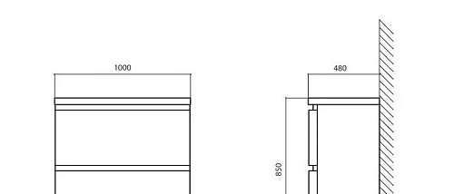 Раковина BelBagno Energia BB1000FB 100 см Раковина BelBagno Energia BB1000FB 100 см