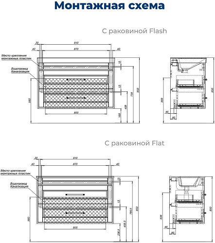 Тумба под раковину Aquanet Бостон New 100 00306369 белый сатин Тумба под раковину Aquanet Бостон New 100 00306369 белый сатин