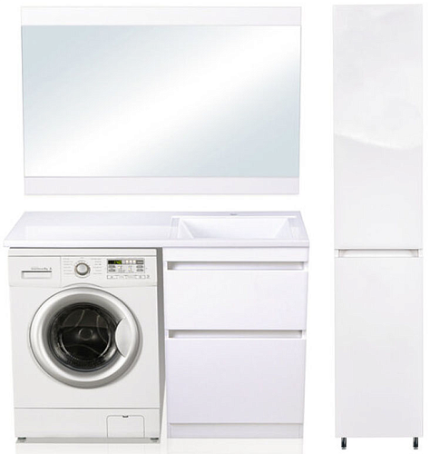 Тумба под раковину Style Line Даллас 120, Люкс белая, PLUS СС-00000388 Тумба под раковину Style Line Даллас 120, Люкс белая, PLUS СС-00000388