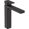 Смеситель для раковины Hansgrohe Vernis Shape 190, со сливной гарнитурой 71562670, матовый черный