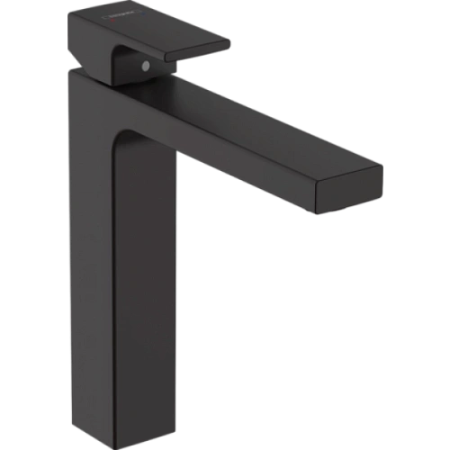 Смеситель для раковины Hansgrohe Vernis Shape 190, со сливной гарнитурой 71562670, матовый черный Смеситель для раковины Hansgrohe Vernis Shape 190, со сливной гарнитурой 71562670, матовый черный