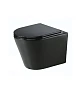 Унитаз подвесной NOFER Nantes 23031 515x355мм сиденье микролифт, матовый черный