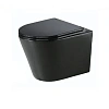 Унитаз подвесной NOFER Nantes 23031 515x355мм сиденье микролифт, матовый черный Унитаз подвесной NOFER Nantes 23031 515x355мм сиденье микролифт, матовый черный
