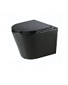 Унитаз подвесной NOFER Nantes 23031 515x355мм сиденье микролифт, матовый черный Унитаз подвесной NOFER Nantes 23031 515x355мм сиденье микролифт, матовый черный