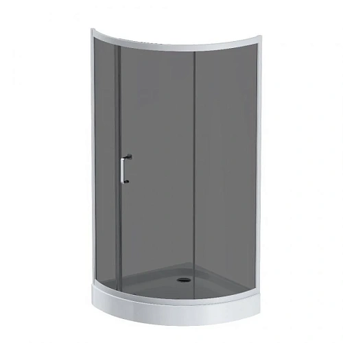 Душевой уголок AM.PM Like W83G-315-090CG64 Slide 90x90, стекло тонированное, профиль матовый серый Душевой уголок AM.PM Like W83G-315-090CG64 Slide 90x90, стекло тонированное, профиль матовый серый