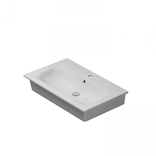 Раковина AM.PM Spirit V2.0 M70AWCC0802WG мебельная, керамическая, 80 см, встраиваемая, белый Раковина AM.PM Spirit V2.0 M70AWCC0802WG мебельная, керамическая, 80 см, встраиваемая, белый