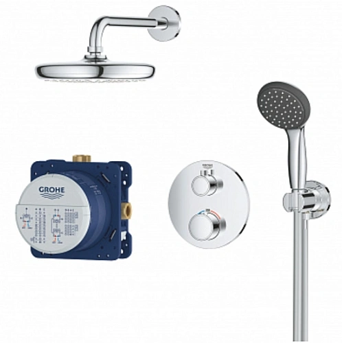 Душевая система GROHE Precision Trend с верхним душем Vitalio Start 210, хром (34733002) Душевая система GROHE Precision Trend с верхним душем Vitalio Start 210, хром (34733002)