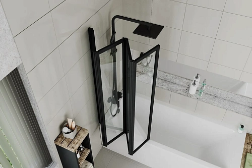 Шторка на ванну Ceruttispa BOUNA-B 130х140 Шторка на ванну Ceruttispa BOUNA-B 130х140