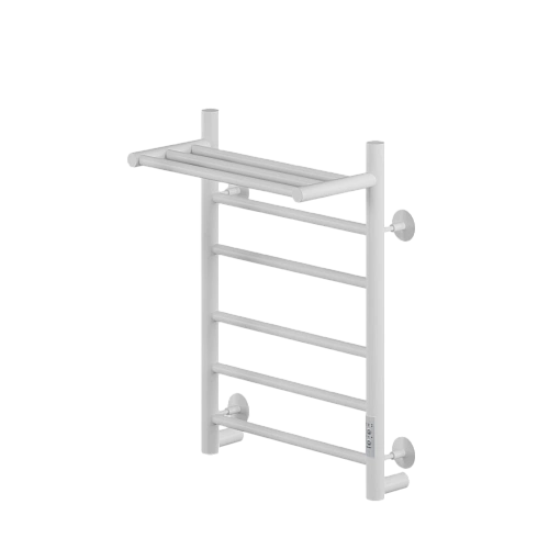 Полотенцесушитель электрическийкабельный Ника WAY-2 60/40 с полкой RAL9016 белый матовый U Полотенцесушитель электрическийкабельный Ника WAY-2 60/40 с полкой RAL9016 белый матовый U