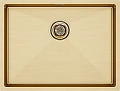 Кухонная мойка Paulmark NEXT 58 UNI, PM215844-BG, брашированное золото, 580х440мм 1,2мм Кухонная мойка Paulmark NEXT 58 UNI, PM215844-BG, брашированное золото, 580х440мм 1,2мм