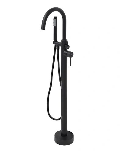 Смеситель для ванны Orange Steel M99-336b напольный, черный Смеситель для ванны Orange Steel M99-336b напольный, черный