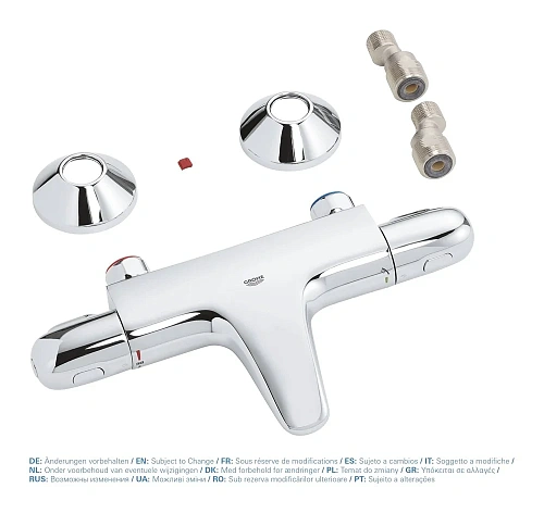 Смеситель для ванны GROHE Grohtherm 1000 New, хром (34155003) термостатический Смеситель для ванны GROHE Grohtherm 1000 New, хром (34155003) термостатический