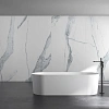 Ванна отдельностоящая ABBER AS9614 180x75 универсальная, белая матовая, искусственный камень Ванна отдельностоящая ABBER AS9614 180x75 универсальная, белая матовая, искусственный камень