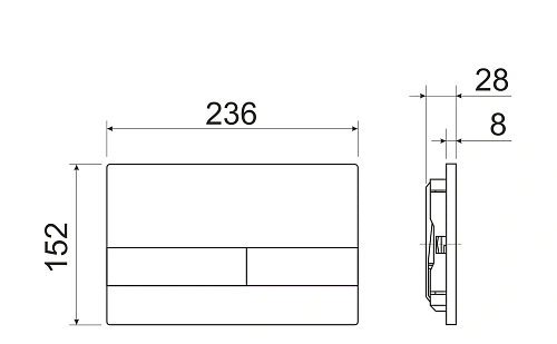 Инсталляция для унитаза Ceramica Nova Envision/ Flat CN1002M Инсталляция для унитаза Ceramica Nova Envision/ Flat CN1002M