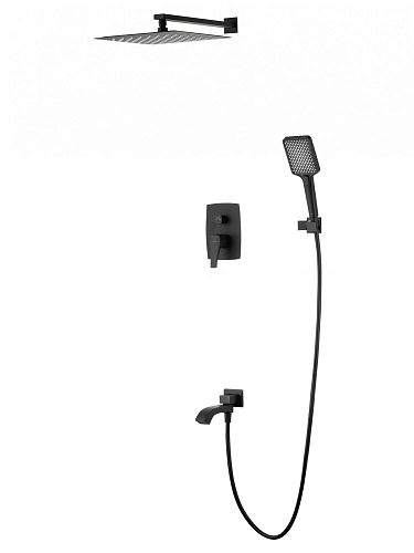 Душевая система Wonzon & Woghand FLEX встраиваемая, черный матовый (WW-88939072-MB) Душевая система Wonzon & Woghand FLEX встраиваемая, черный матовый (WW-88939072-MB)
