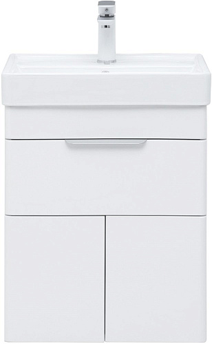 Тумба под раковину Aquanet Ирис new 50 белый глянец (1 ящик, 2 дверцы) 00310147 Тумба под раковину Aquanet Ирис new 50 белый глянец (1 ящик, 2 дверцы) 00310147