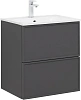Тумба под раковину Aquanet Арт 60 ясень графит 00329063 напольная/подвесная Тумба под раковину Aquanet Арт 60 ясень графит 00329063 напольная/подвесная
