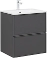Тумба под раковину Aquanet Арт 60 ясень графит 00329063 напольная/подвесная Тумба под раковину Aquanet Арт 60 ясень графит 00329063 напольная/подвесная