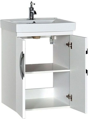 Тумба под раковину De Aqua Форма 60.2 белый (напольная) 184356 Тумба под раковину De Aqua Форма 60.2 белый (напольная) 184356