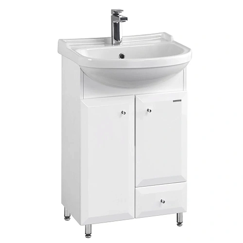 Тумба под раковину Aquaton Джимми 57 белый 1A068201DJ010 Тумба под раковину Aquaton Джимми 57 белый 1A068201DJ010
