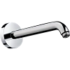 Кронштейн верхнего душа hansgrohe настенный 230 мм, хром 27412000