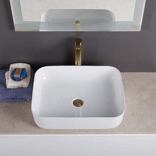 Раковина BelBagno BB1304 500x390 белый Раковина BelBagno BB1304 500x390 белый