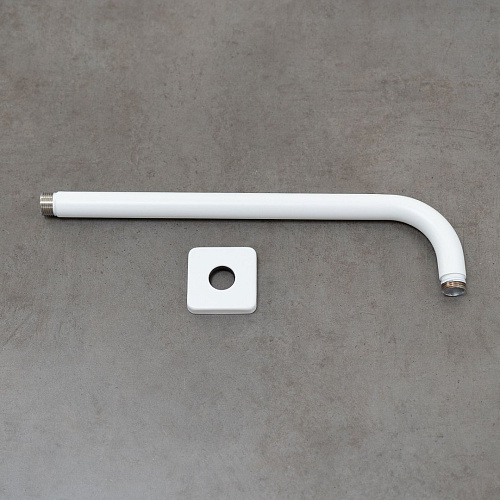 Кронштейн верхнего душа Lemark LM3787MW белый матовый Кронштейн верхнего душа Lemark LM3787MW белый матовый