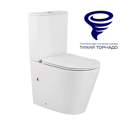 Чаша напольного унитаза PRATO Рим СО-6093А белый Чаша напольного унитаза PRATO Рим СО-6093А белый