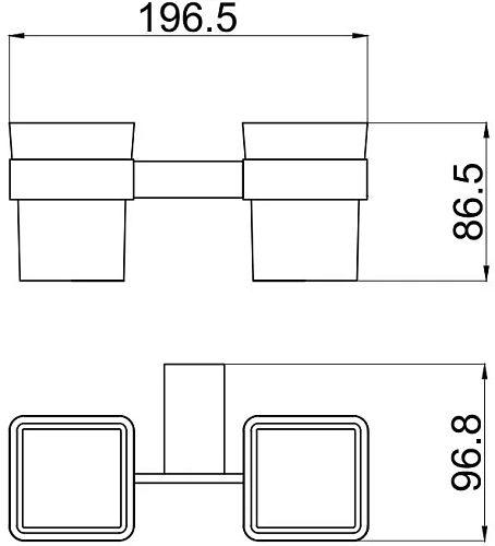 Стакан Allen Brau Infinity 6.21003-00 (двойной) Стакан Allen Brau Infinity 6.21003-00 (двойной)