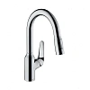 Смеситель для кухни Hansgrohe 180, с вытяжным душем, 2jet 71801000, хром