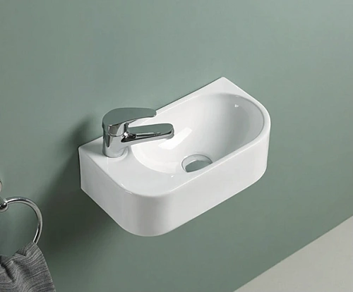 Раковина Gid N9274R 61129R подвесная белая 40x21.5x12 Раковина Gid N9274R 61129R подвесная белая 40x21.5x12