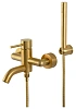 Смеситель для ванны Remer X Style X02BG, золото брашированное Смеситель для ванны Remer X Style X02BG, золото брашированное