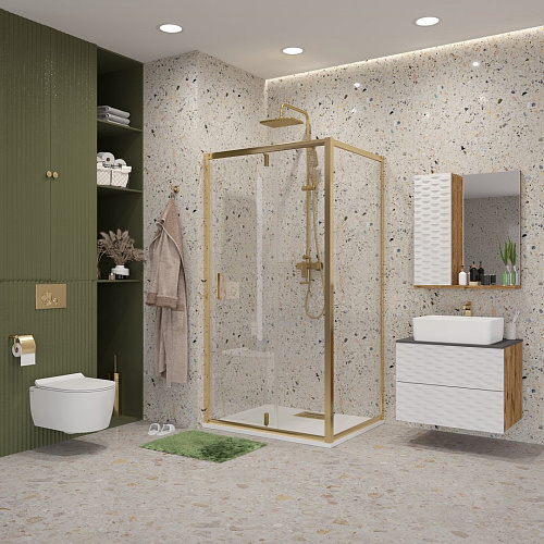 Душевой уголок Niagara Nova NG-43-11AG-A80G (110x80x195) прямоугольная, дверь распашная Душевой уголок Niagara Nova NG-43-11AG-A80G (110x80x195) прямоугольная, дверь распашная