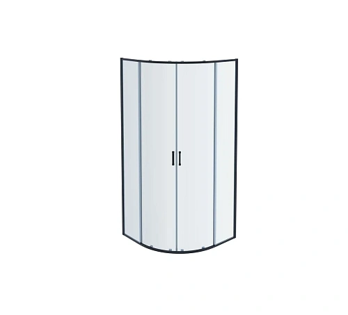 Душевой уголок Aquatek AQ ARI RO10020BL 1/4 круга, двери раздвижные 1000x1000x2000, профиль черный, стекло прозрачное Душевой уголок Aquatek AQ ARI RO10020BL 1/4 круга, двери раздвижные 1000x1000x2000, профиль черный, стекло прозрачное