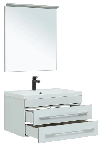 Комплект мебели Aquanet Верона 75 белый матовый 00287637 Комплект мебели Aquanet Верона 75 белый матовый 00287637