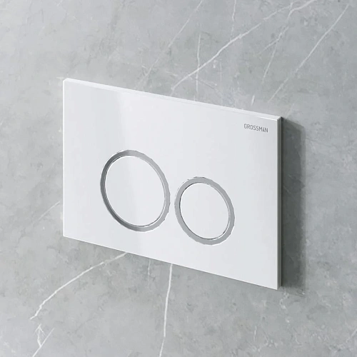 Клавиша смыва GROSSMAN Galaxy 700.K31.01.000.000 белыйый Клавиша смыва GROSSMAN Galaxy 700.K31.01.000.000 белыйый