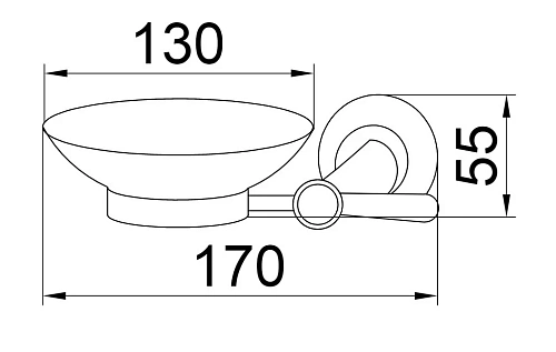 Мыльница Boheme Chiaro 10503 Мыльница Boheme Chiaro 10503