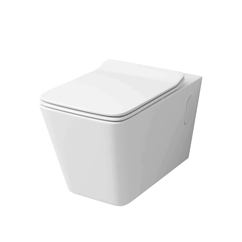 Унитаз подвесной GROSSMAN GR-4414S 600x355x410 безободковый с тонкой крышкой Унитаз подвесной GROSSMAN GR-4414S 600x355x410 безободковый с тонкой крышкой