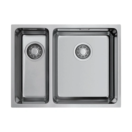 Кухонная мойка Omoikiri Tadzava 58-2-U/I-IN-R нерж.сталь/нержавеющая сталь 4993773 Кухонная мойка Omoikiri Tadzava 58-2-U/I-IN-R нерж.сталь/нержавеющая сталь 4993773
