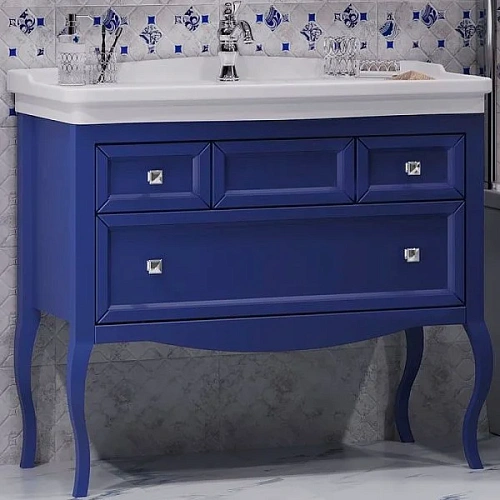 Тумба под раковину Opadiris Валери 105, сапфир (под раковину Kirovit Модерн 105) 00-00006520 Тумба под раковину Opadiris Валери 105, сапфир (под раковину Kirovit Модерн 105) 00-00006520