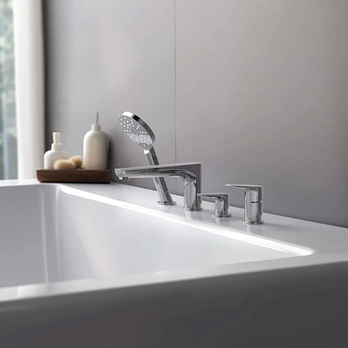 Смеситель на борт ванны Aquatek БЕТТА AQ1148CR Хром Смеситель на борт ванны Aquatek БЕТТА AQ1148CR Хром