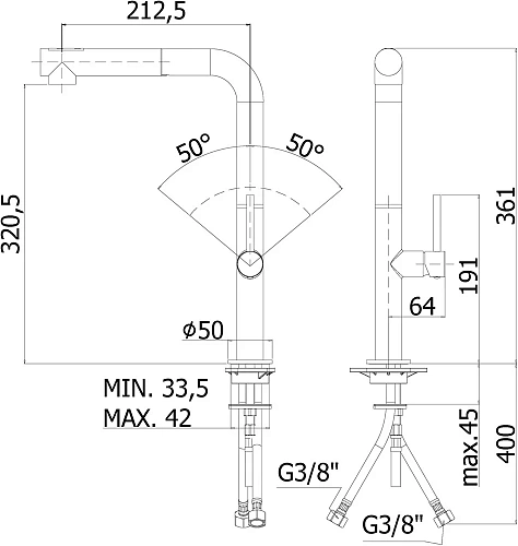 Смеситель для кухни Paffoni Chef CH985CR Смеситель для кухни Paffoni Chef CH985CR