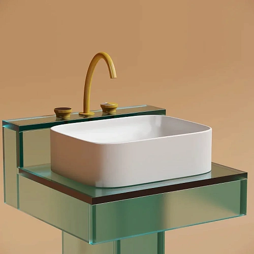 Раковина Ceramica Nova ELEMENT CN6052MW белый матовый накладная Раковина Ceramica Nova ELEMENT CN6052MW белый матовый накладная