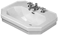 Раковина Duravit 1930 Series 0438800000 80 см с 1 отверстием белая Раковина Duravit 1930 Series 0438800000 80 см с 1 отверстием белая