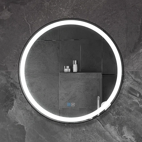 Зеркало CEZARES CADRO в металлической раме с подсветкой сенсорным выключателем и подогревом CZR-SPC-CADRO-600-LED-TCH-WARM 607x30 Зеркало CEZARES CADRO в металлической раме с подсветкой сенсорным выключателем и подогревом CZR-SPC-CADRO-600-LED-TCH-WARM 607x30