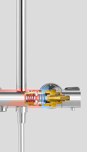 Душевая система ARROW AG3318CP с термостатом хром Душевая система ARROW AG3318CP с термостатом хром